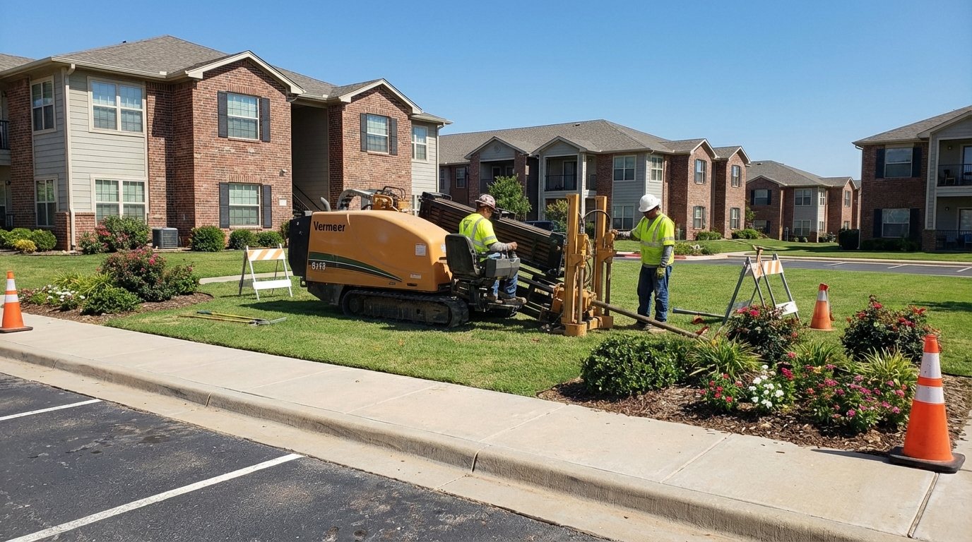 HDD Drilling for Multifamily Fiber Installation: Why Expertise—Not a Phone Call—Protects Your Property